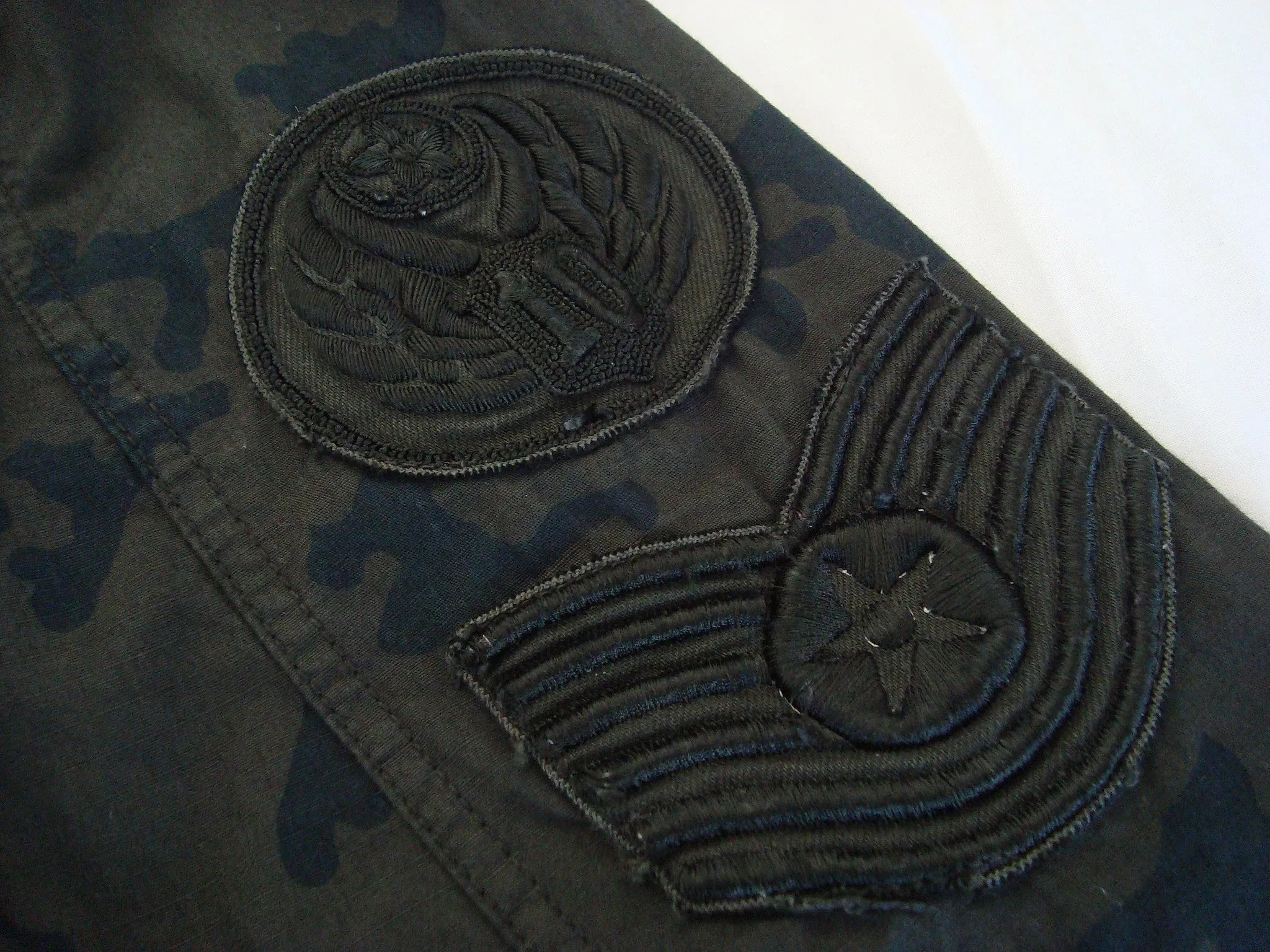 2010 Camo Military Parka with Handmade Embroidery Details