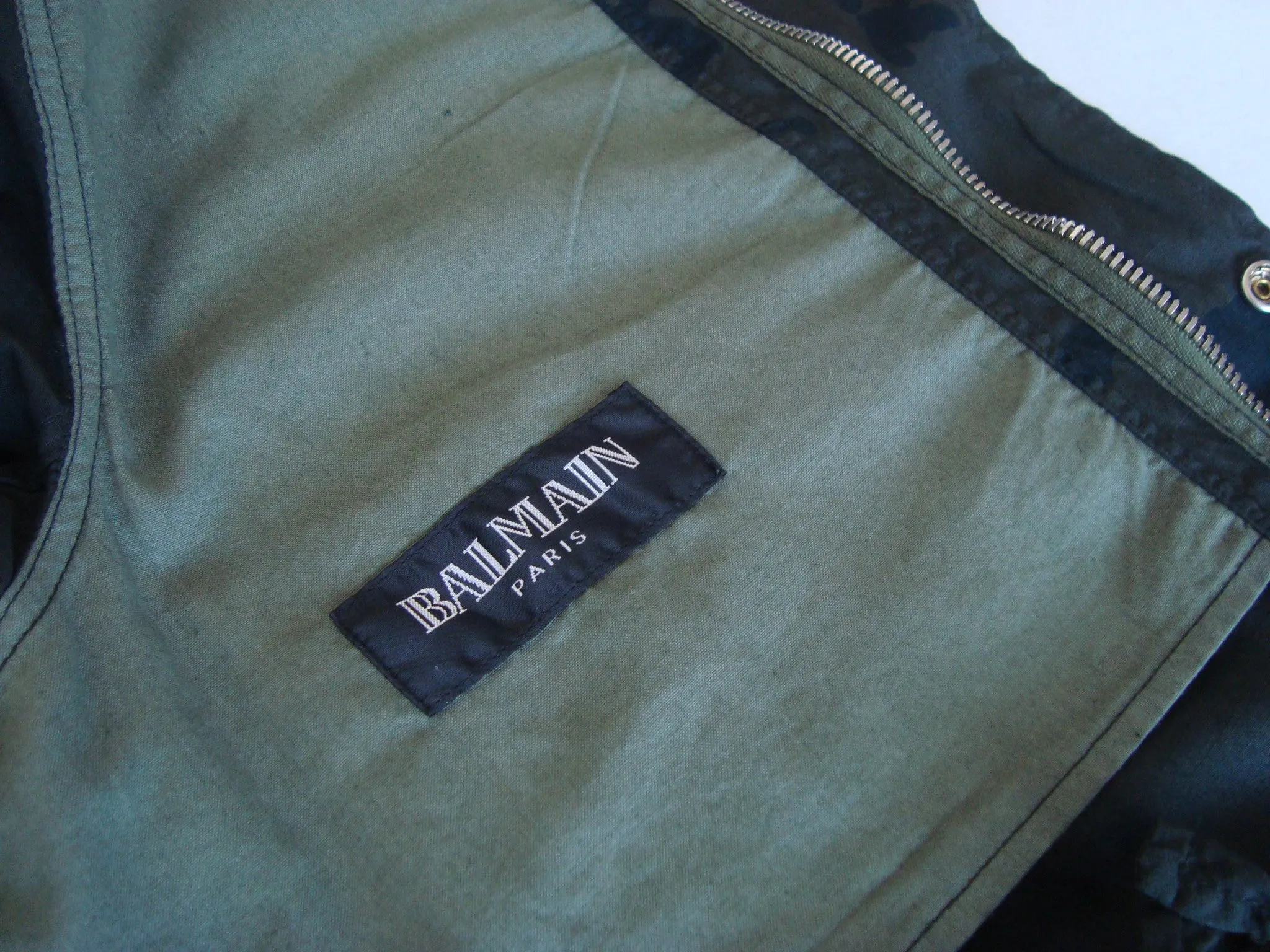 2010 Camo Military Parka with Handmade Embroidery Details