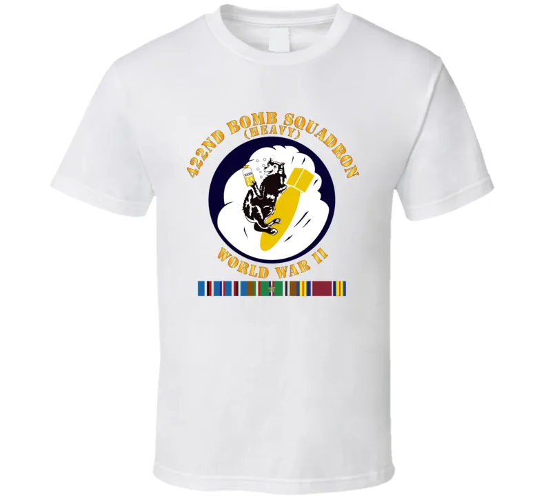 AAC - 422nd Bomb Squadron - WWII w EUR SVC V1 Classic T Shirt