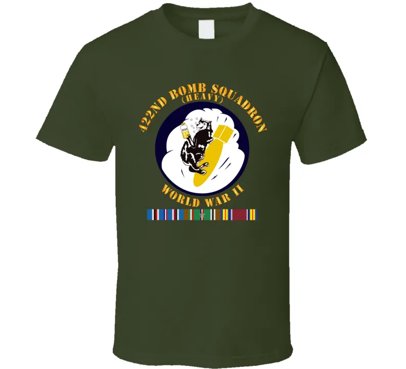 AAC - 422nd Bomb Squadron - WWII w EUR SVC V1 Classic T Shirt