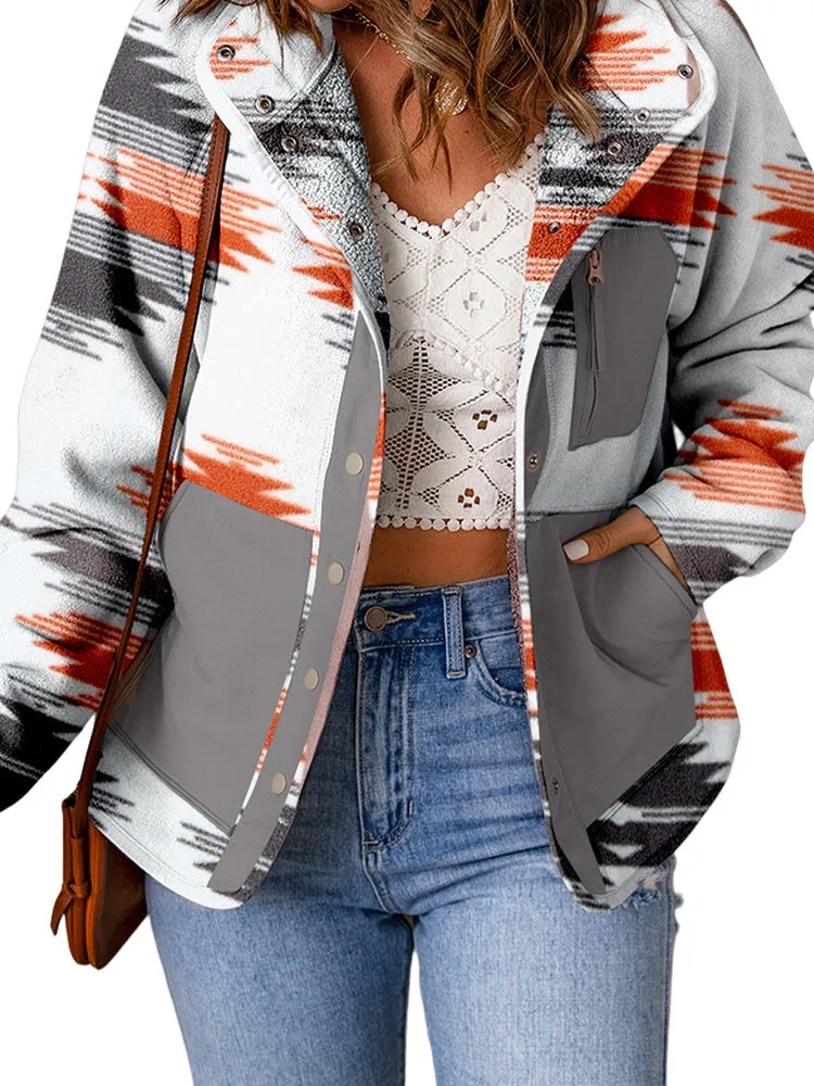 Ana Bade Women's Casual Print Jacket