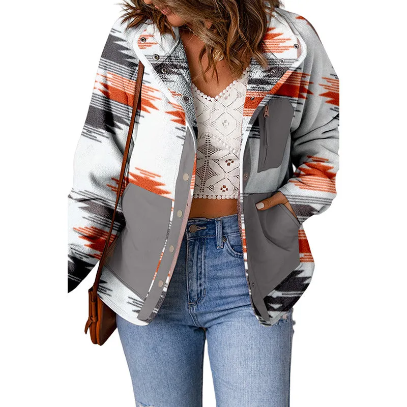 Ana Bade Women's Casual Print Jacket