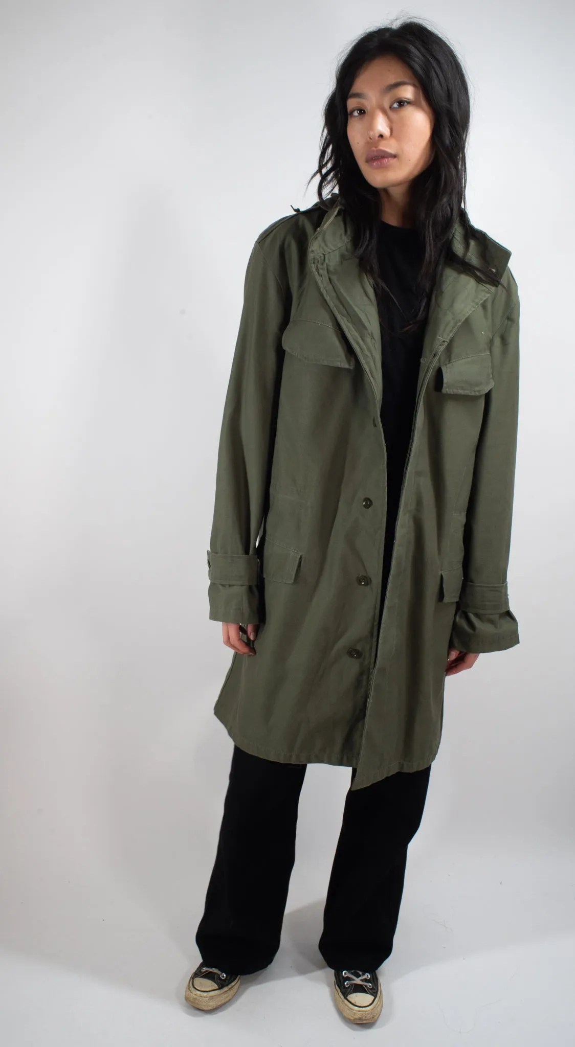 Belgian Army Parka M89 Olive Coat - MOD style coat - DISTRESSED RANGE