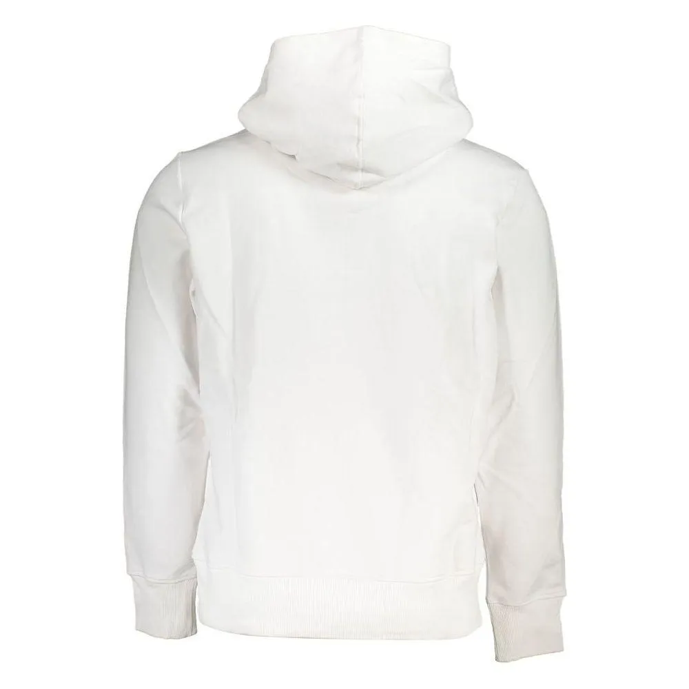 Calvin Klein Elevated Fleece Hooded Sweatshirt in White