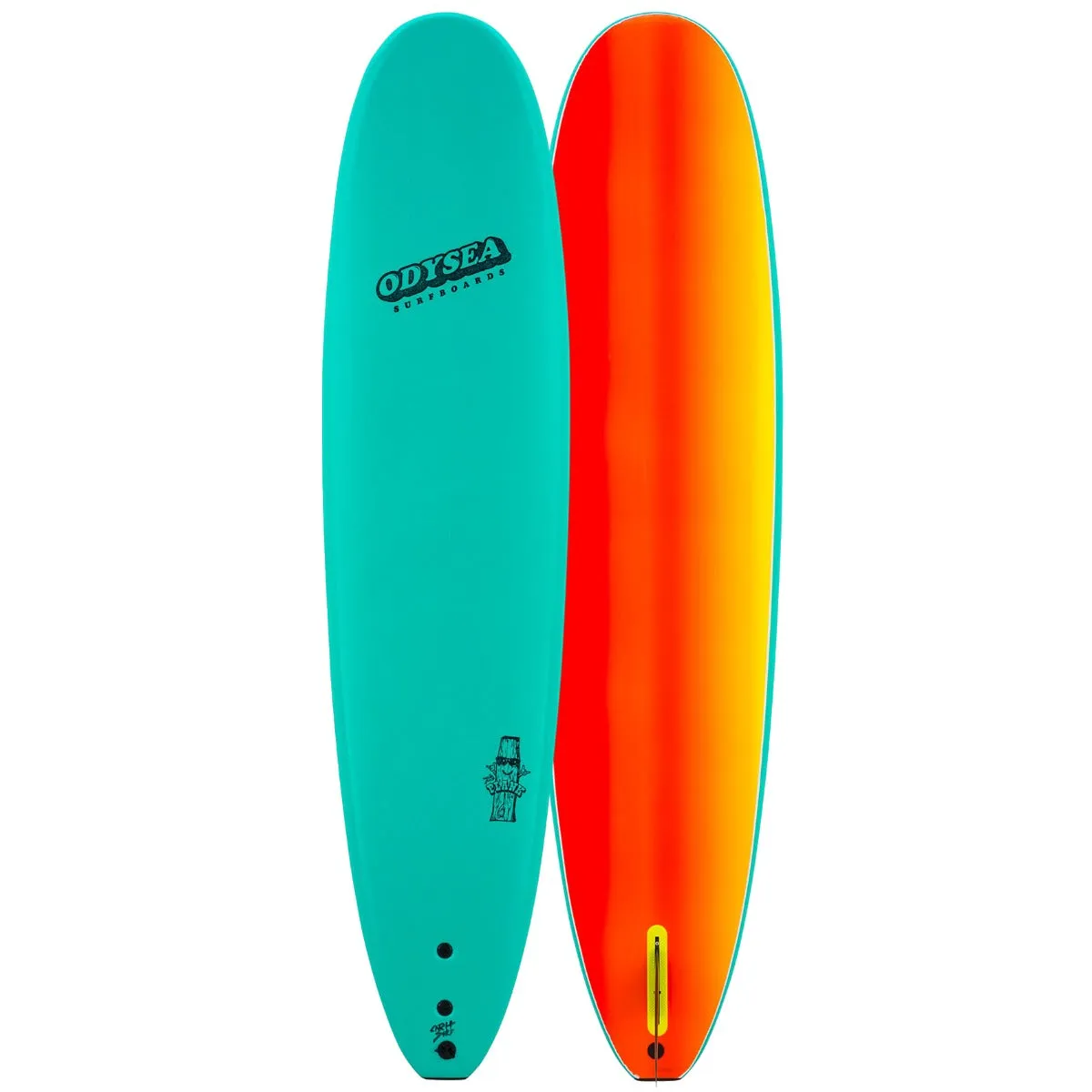 Catch Surf Odysea Plank Single Fin 7'0 x 22 x 3 ⅛ Surfboard - Emerald Green