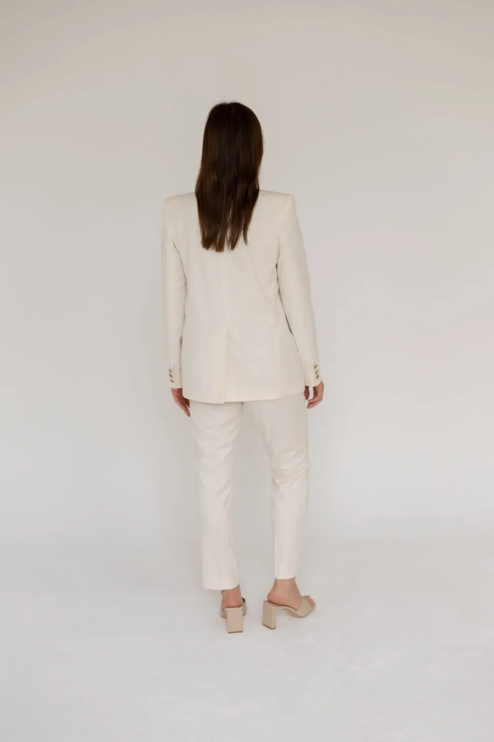 Cigarette Pants White