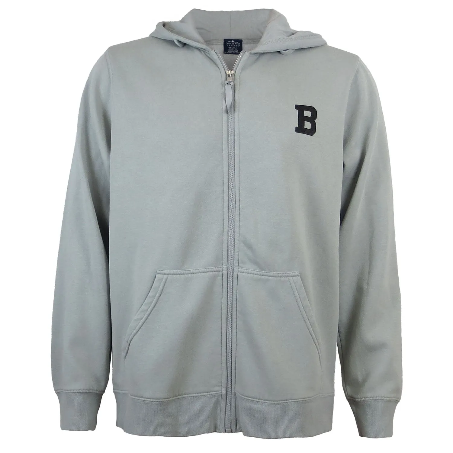 Clifton Full-Zip Hood with B from Charles River