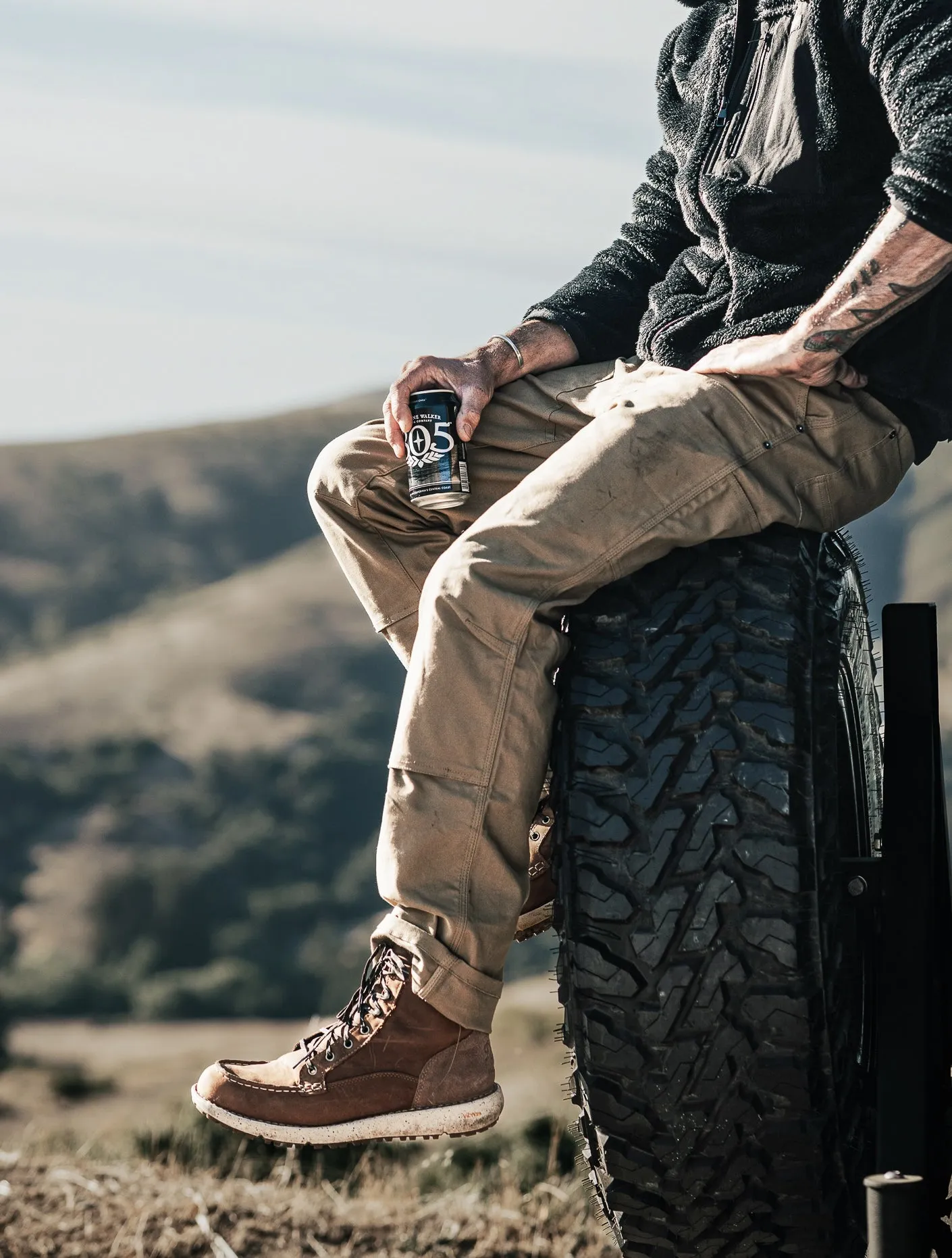 Draft Pant in Duck Canvas - Camel