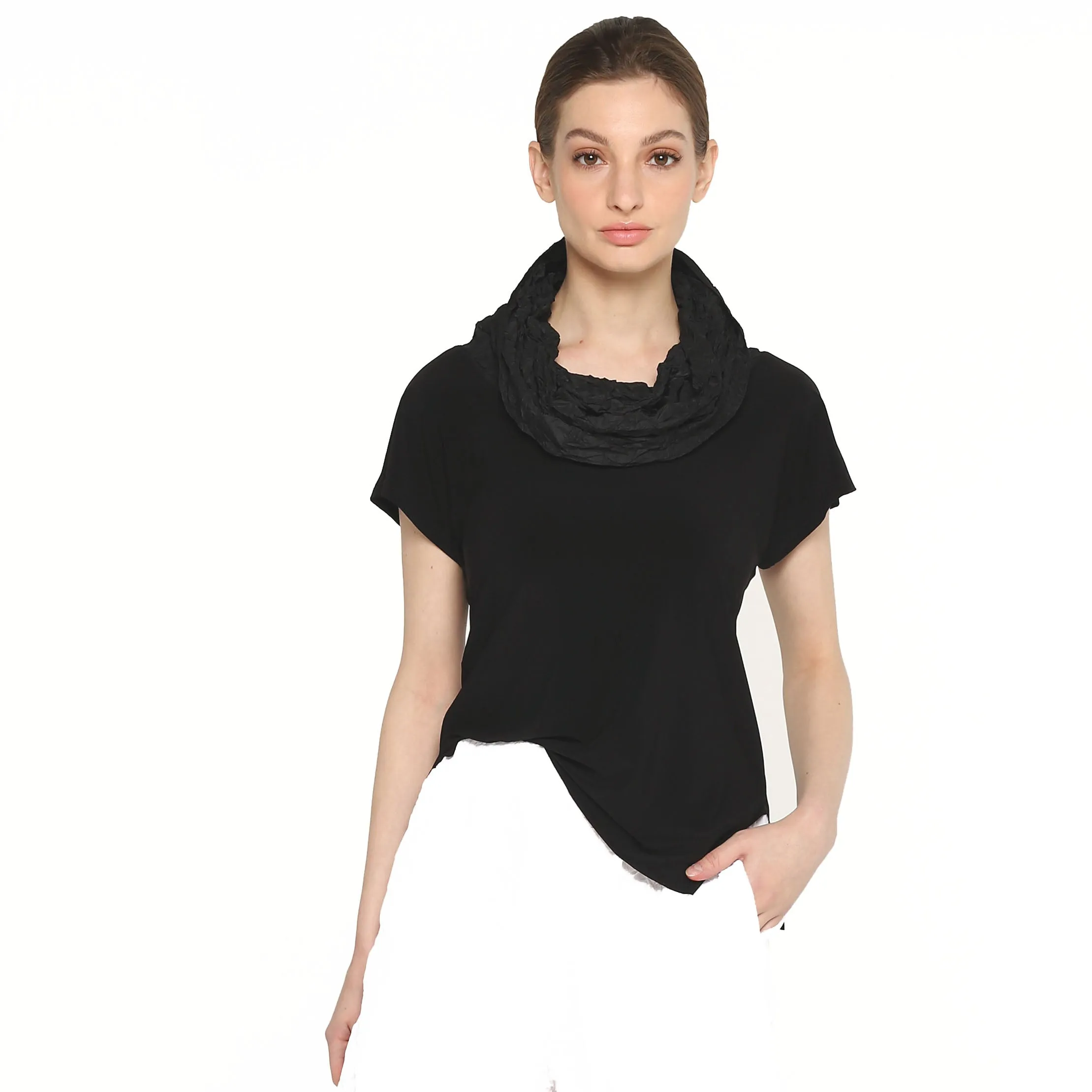 Igor Top, Short Sleeve, Black M/L