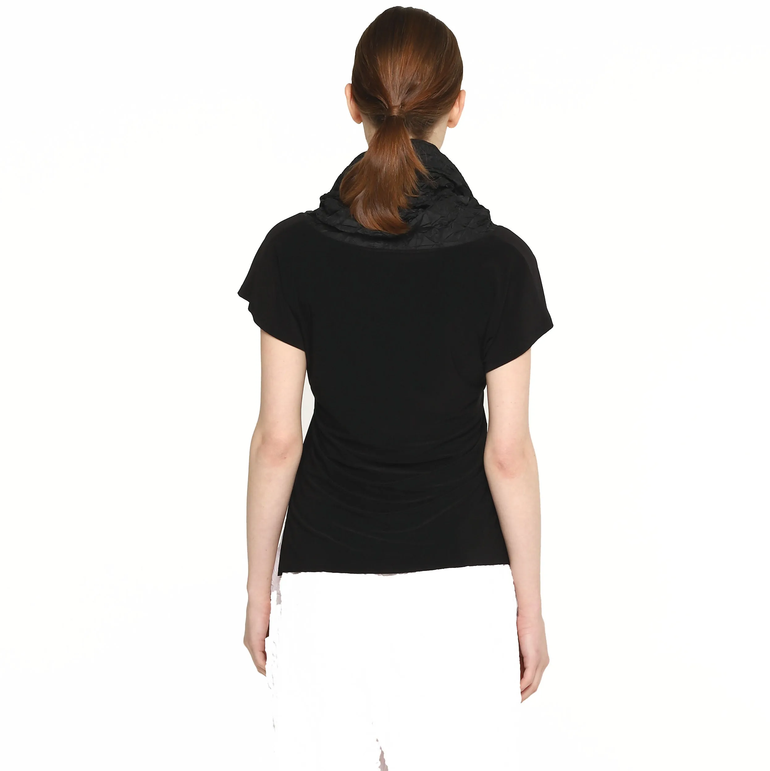 Igor Top, Short Sleeve, Black M/L