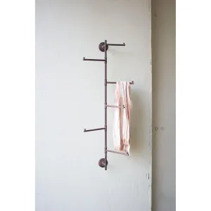 Kalalou - RUSTIC WALL SWIVEL COAT RACK - CLA1043