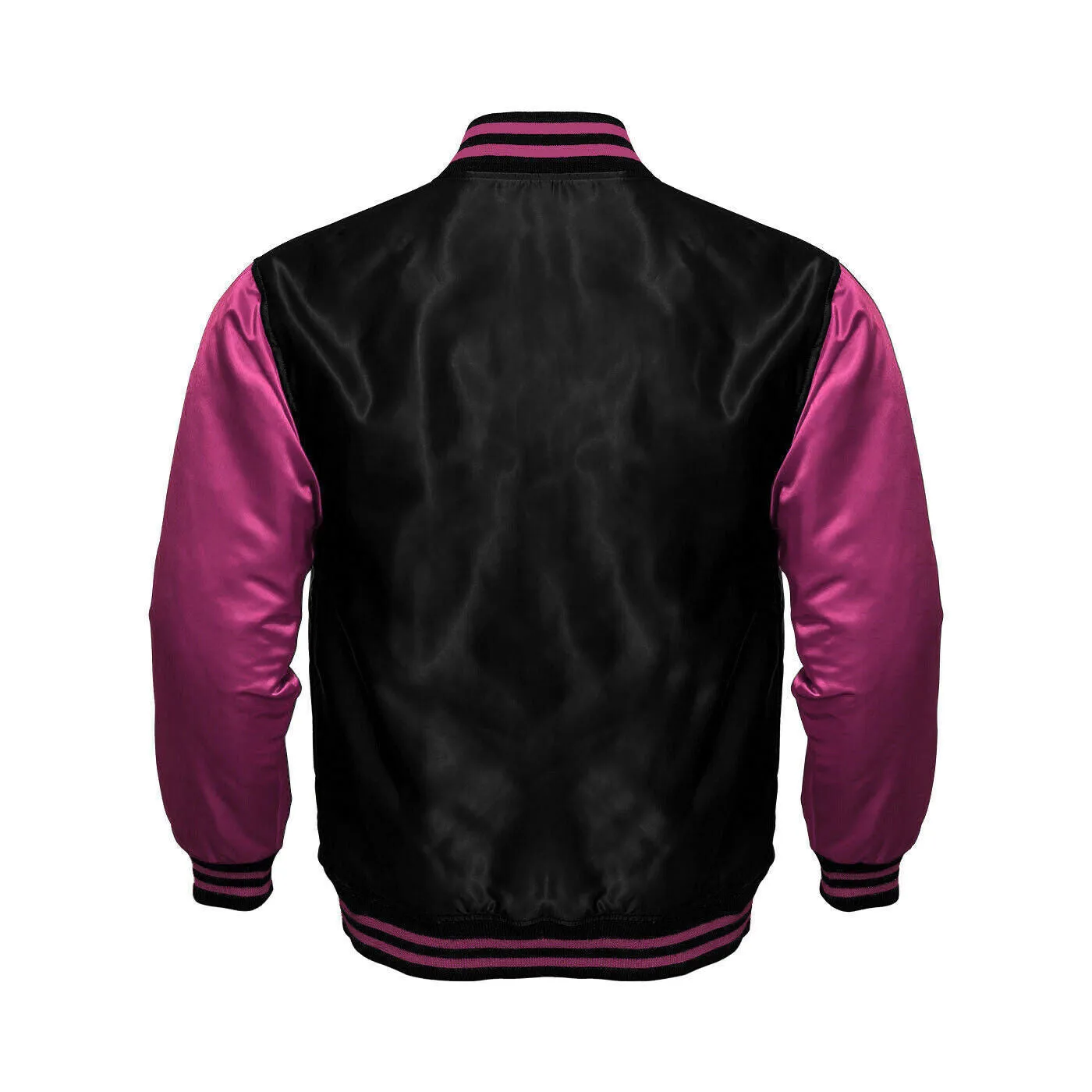 Kids Satin Jacket Black/Pink