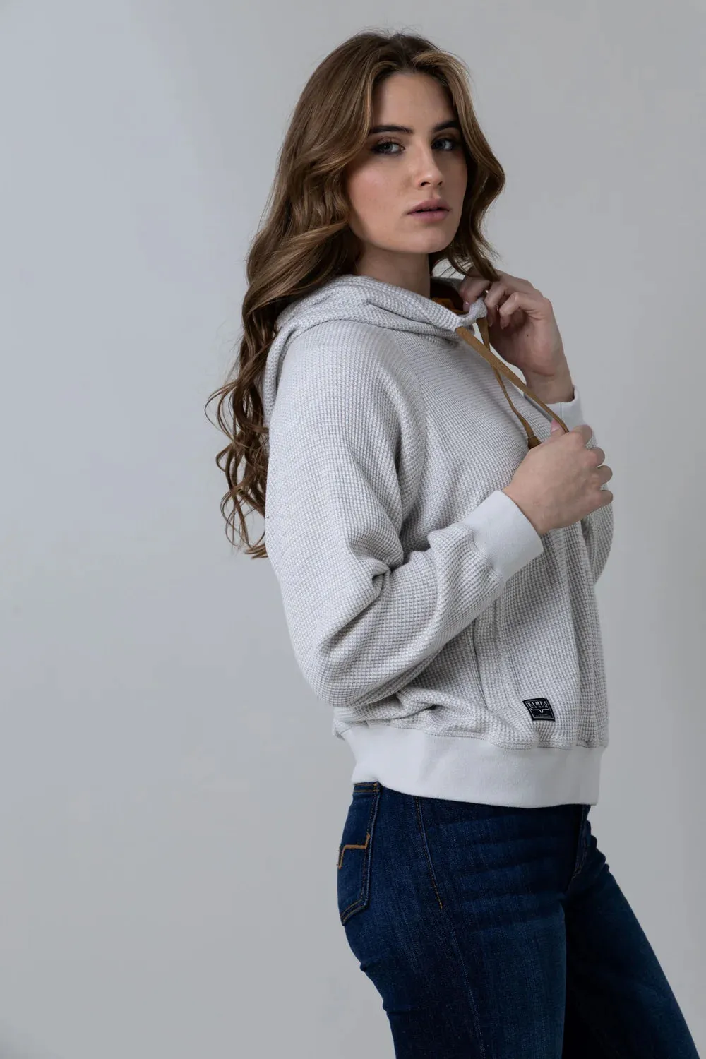 Kimes Ranch Women's Laguna Hoodie in Oatmeal