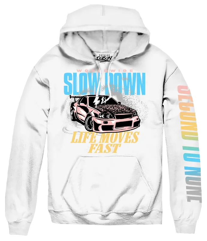 LIFE MOVES FAST CAR HOODS