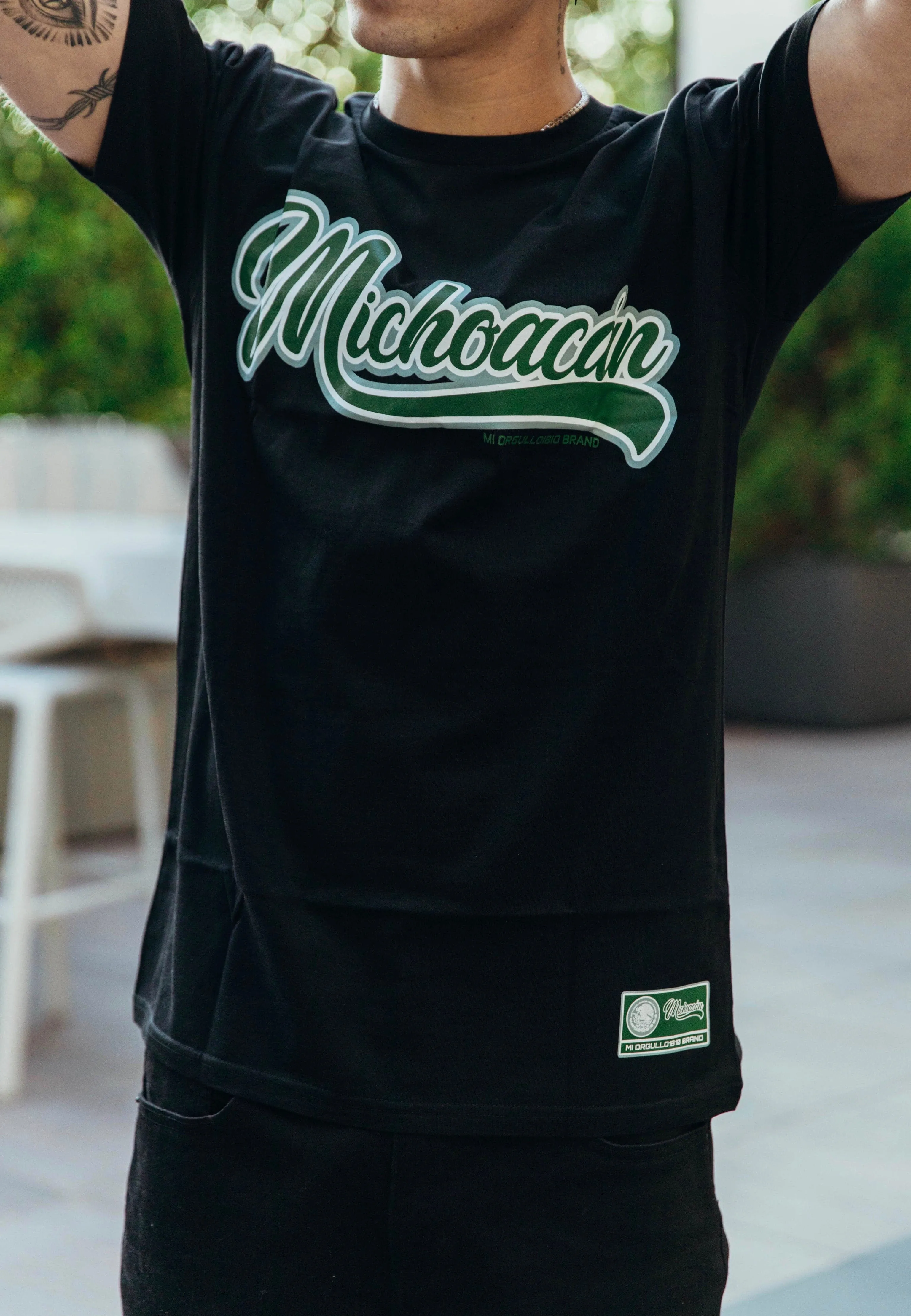 MICHOACÁN CLASSIC BLACK T-SHIRT