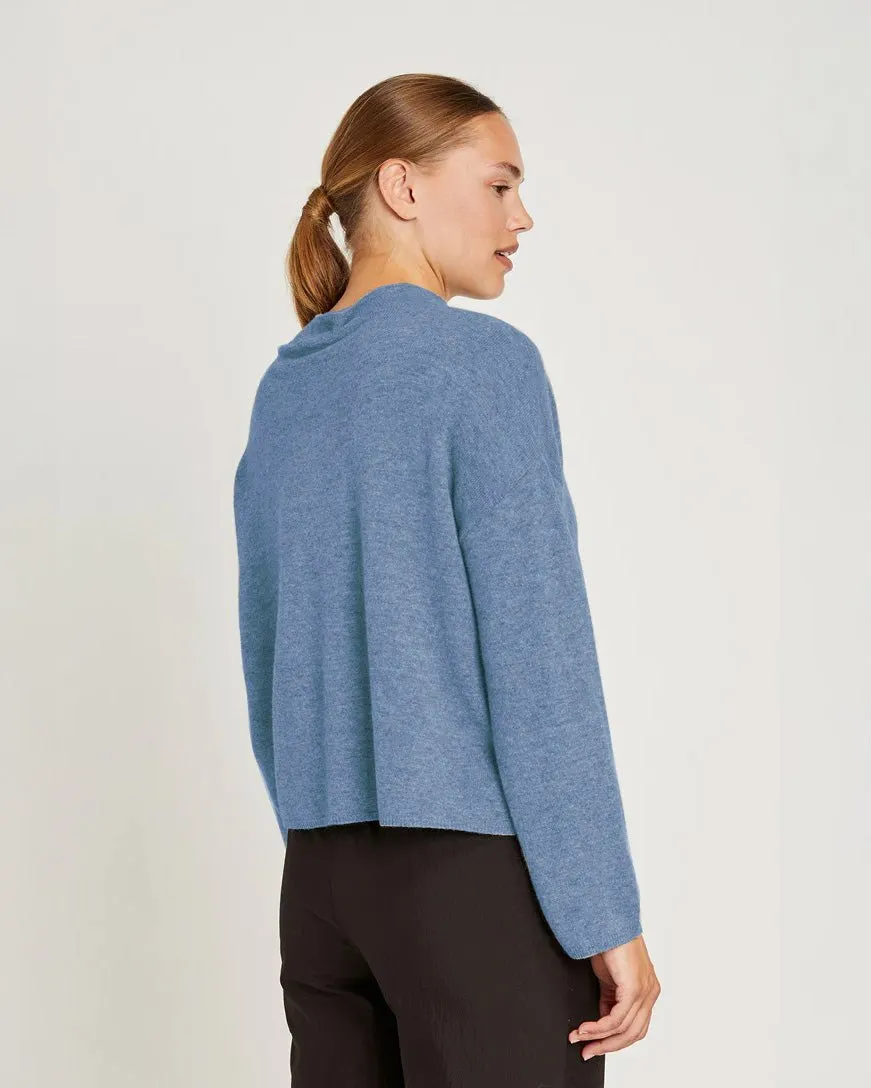 PBO | Svalo Cashmere Merino Alpaca Sweater | Blue