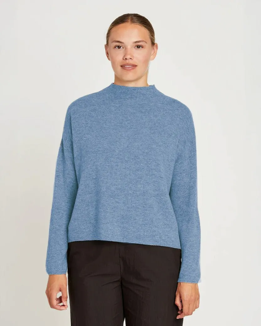 PBO | Svalo Cashmere Merino Alpaca Sweater | Blue