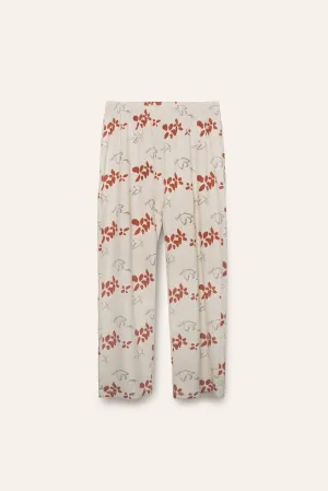 Peace Pyjama Pants White