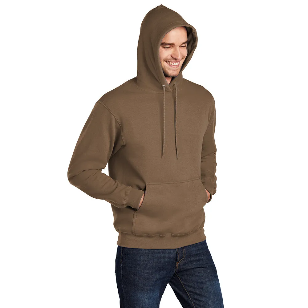 Port & Company® Core Fleece Pullover Hooded Sweatshirt - Woodland Brown