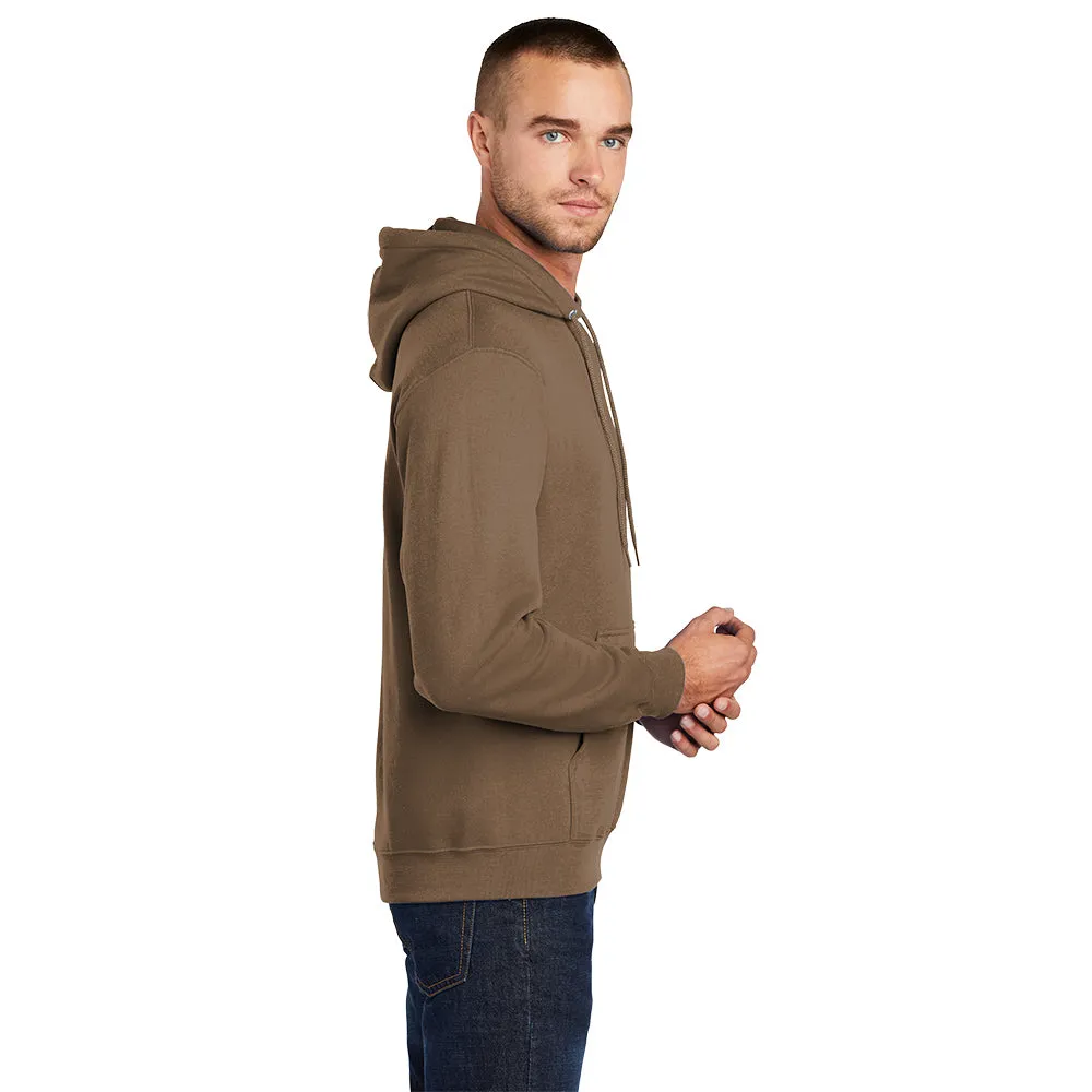 Port & Company® Core Fleece Pullover Hooded Sweatshirt - Woodland Brown