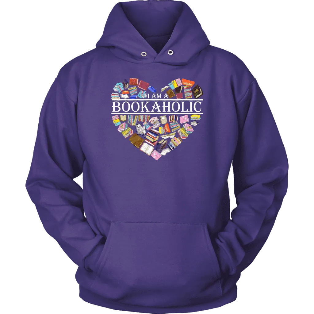 "I am a bookaholic" Hoodie