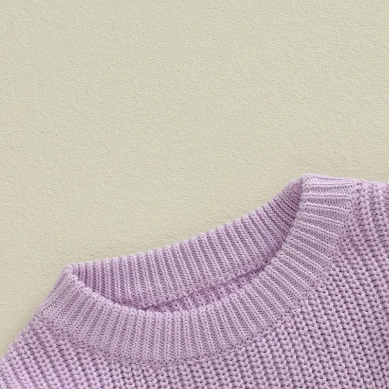 RTS: Purple Knitted Ghost Sweaters