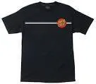 Santa Cruz Classic Dot Tee Black