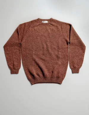 Slim-Fit Shetland Sweater - Sienna