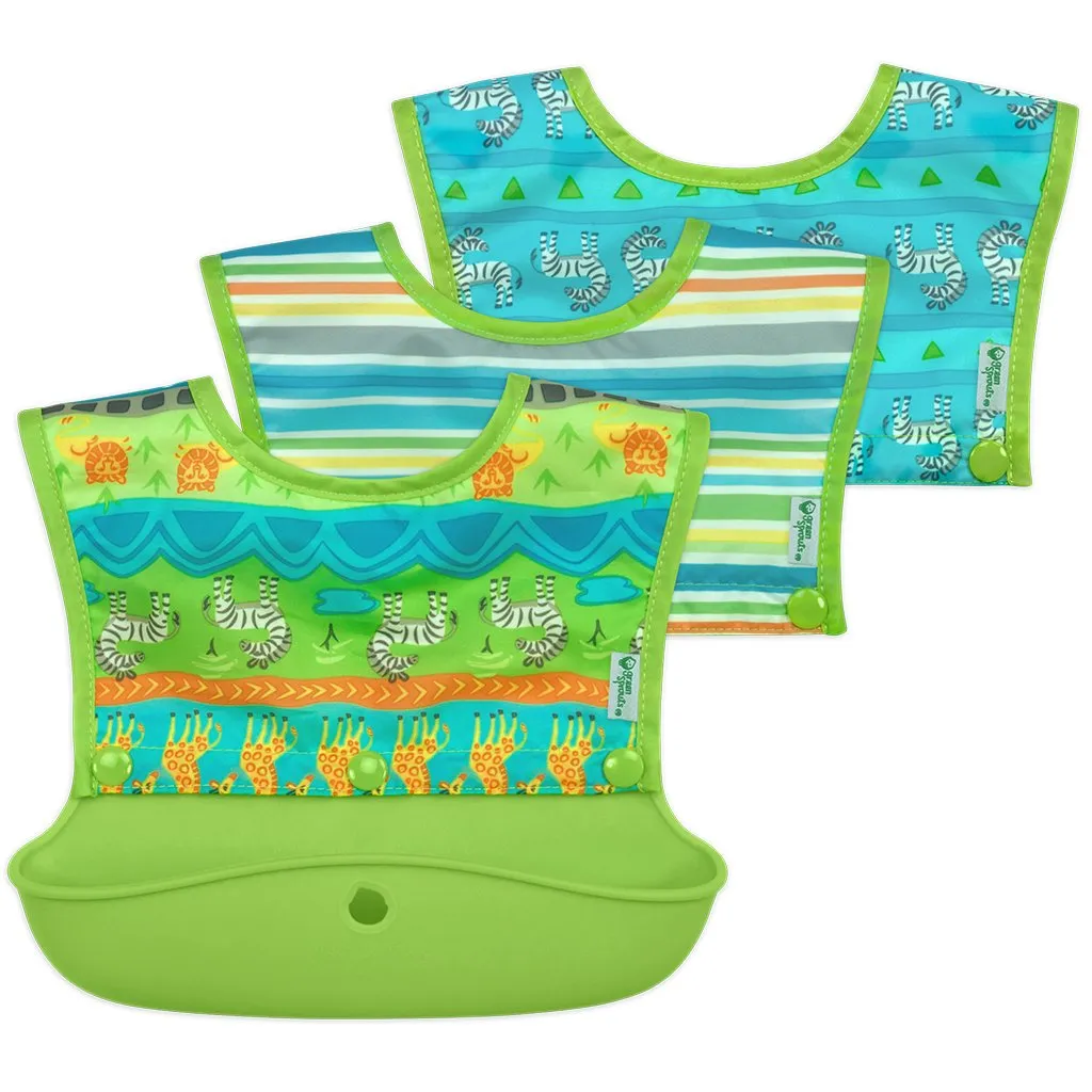 Snap & Go Silicone Food-catcher Bib 6-18 mo