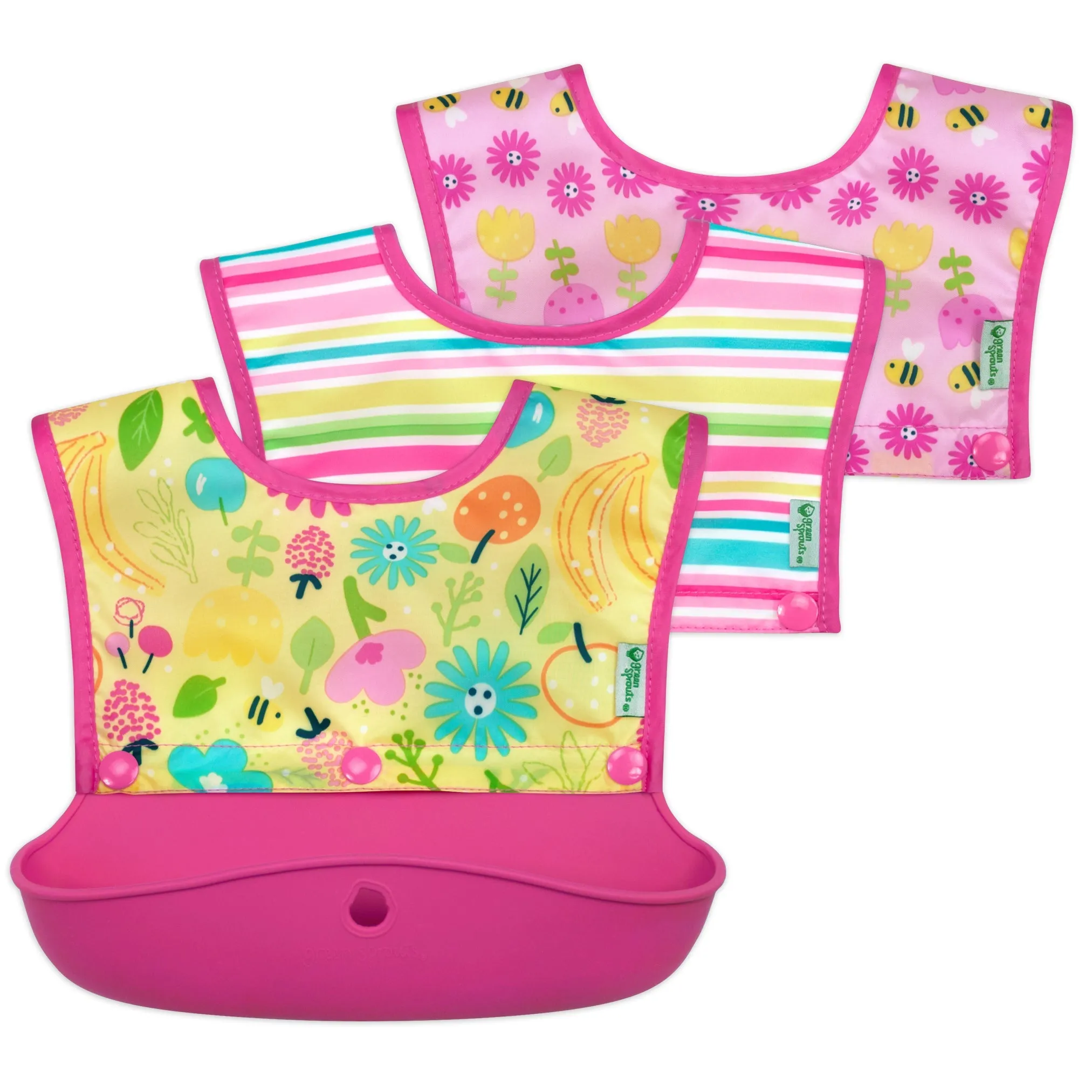 Snap & Go Silicone Food-catcher Bib 6-18 mo