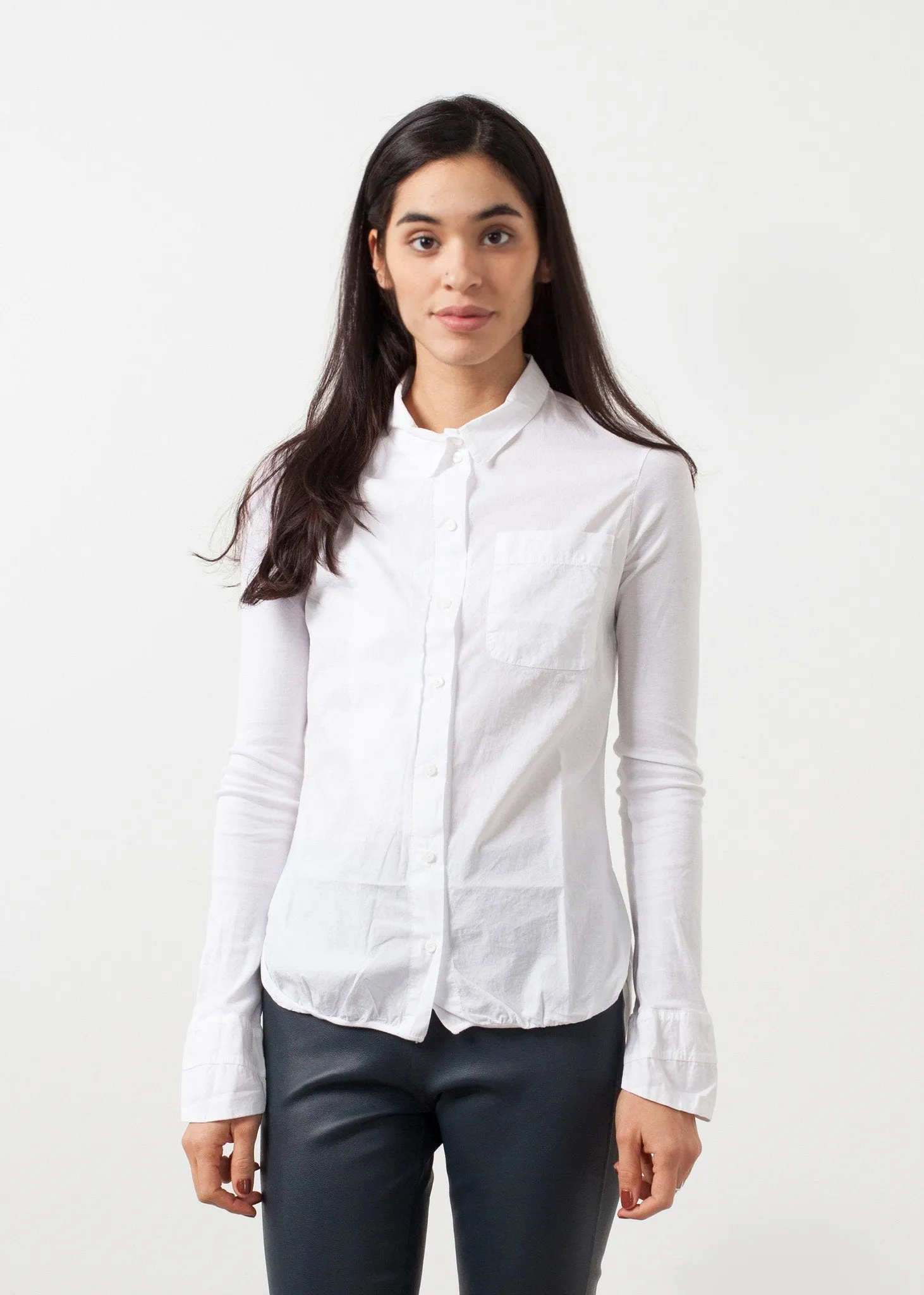 Soft Sleeve Button Up