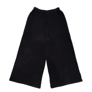 Wide Basic Comfortable Pants Black